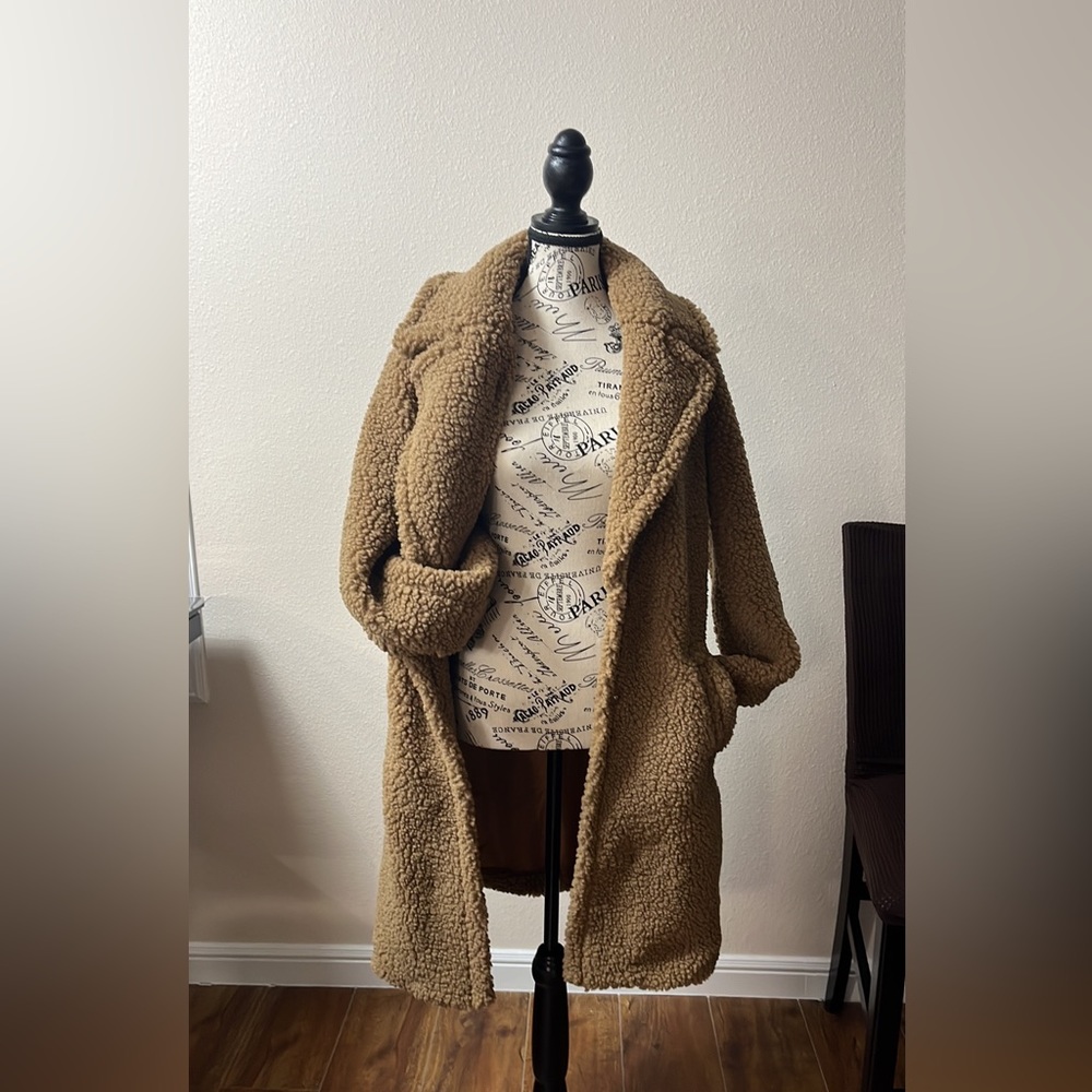 Women's Fuzzy Fleece Winter Coat